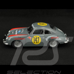 Porsche 356 Pre-A Coupe n° 147 Racing Panamericana 1954 Gris 1/18 Solido S1802807