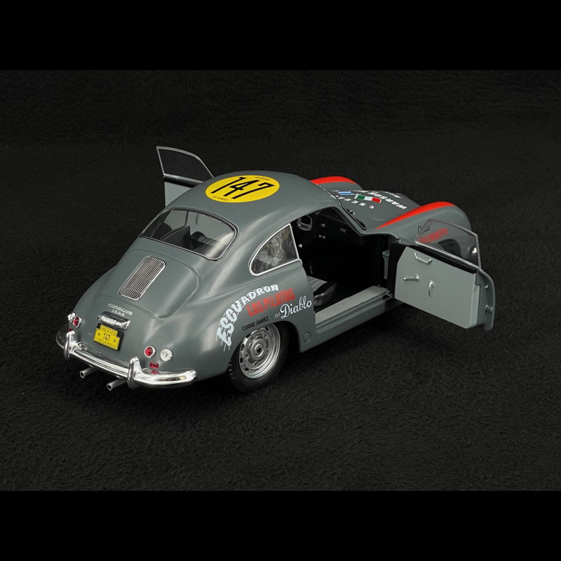 Porsche 356 Pre-A Coupe n° 147 Racing Panamericana 1954 Grey 1/18