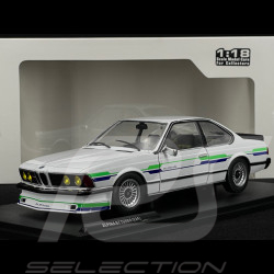 BMW Alpina B7 Turbo 1984 Weiß / Blau-Grüne Streifen 1/18 Solido S1810303
