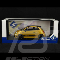 Fiat F595 Abarth 2024 Jaune / Noir 1/18 Solido S1811306