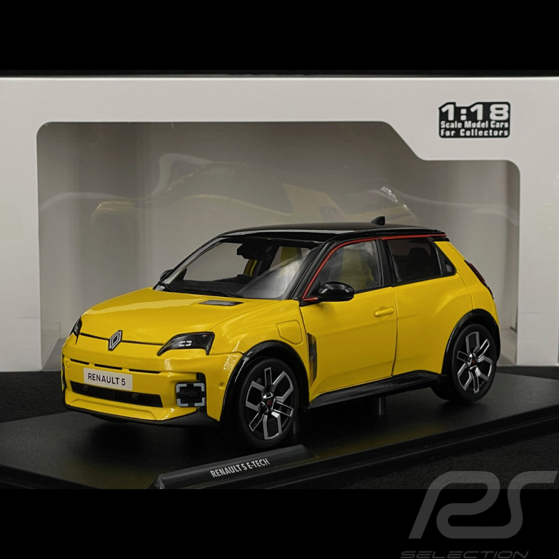 Renault 5 E-Tech 2024 Jaune Pop 1/18 Solido S1812602