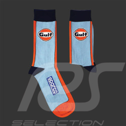 Chaussettes Inspiration Gulf Sparco Bleu Clair / Orange / Bleu Marine - Mixte - Pointure 41/46