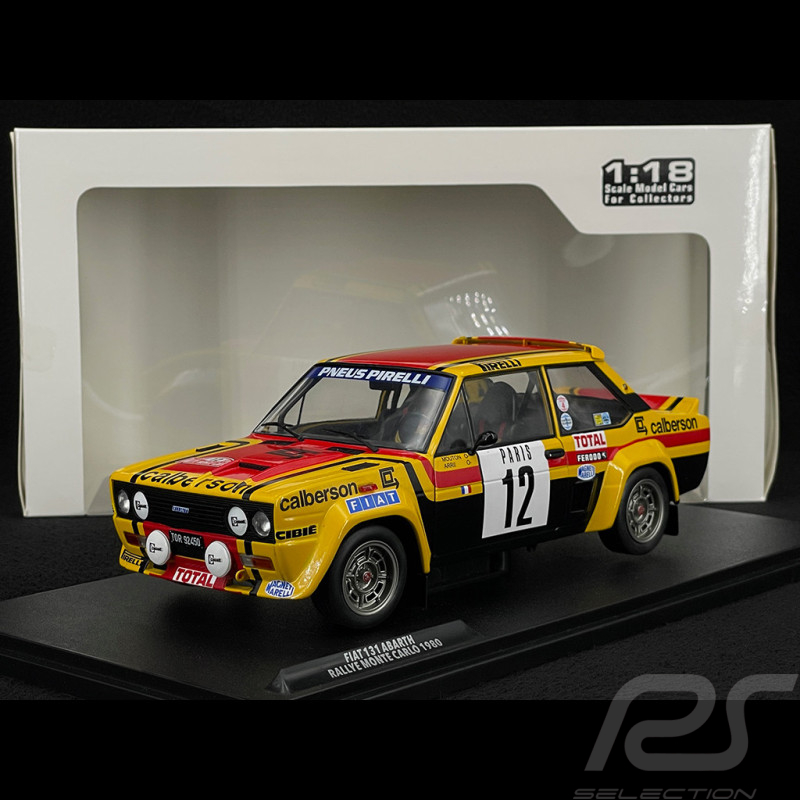 Fiat 131 Abarth n° 12 Rallye Monte Carlo 1980 1/18 Solido S1806007