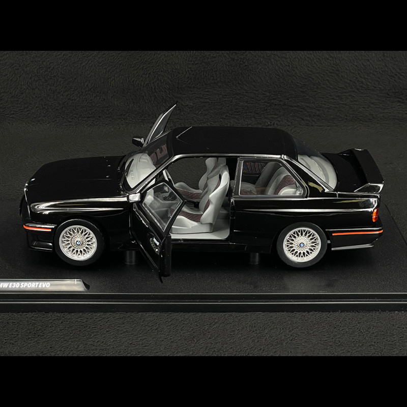 BMW E30 M3 Sport Evo 1990 Noir 1/18 Solido S1801501