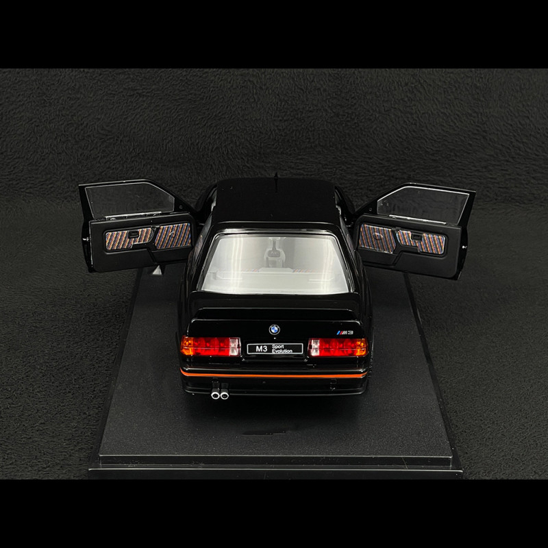 BMW E30 M3 Sport Evo 1990 Black 1/18 Solido S1801501
