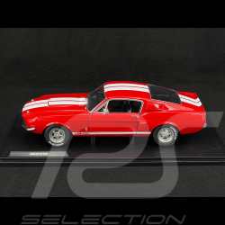 Ford Mustang Shelby GT500 1967 Bonbonapfelrot / Weiße Streifen 1/18 Solido S1802902
