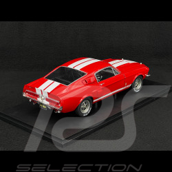 Ford Mustang Shelby GT500 1967 Rouge Bonbon / Bandes Blanches 1/18 Solido S1802902