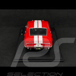 Ford Mustang Shelby GT500 1967 Rouge Bonbon / Bandes Blanches 1/18 Solido S1802902