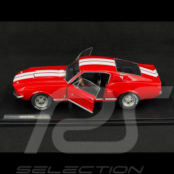 Ford Mustang Shelby GT500 1967 Candy Apple Red / White Stripes 1/18 Solido S1802902