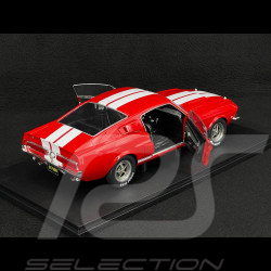 Ford Mustang Shelby GT500 1967 Rouge Bonbon / Bandes Blanches 1/18 Solido S1802902
