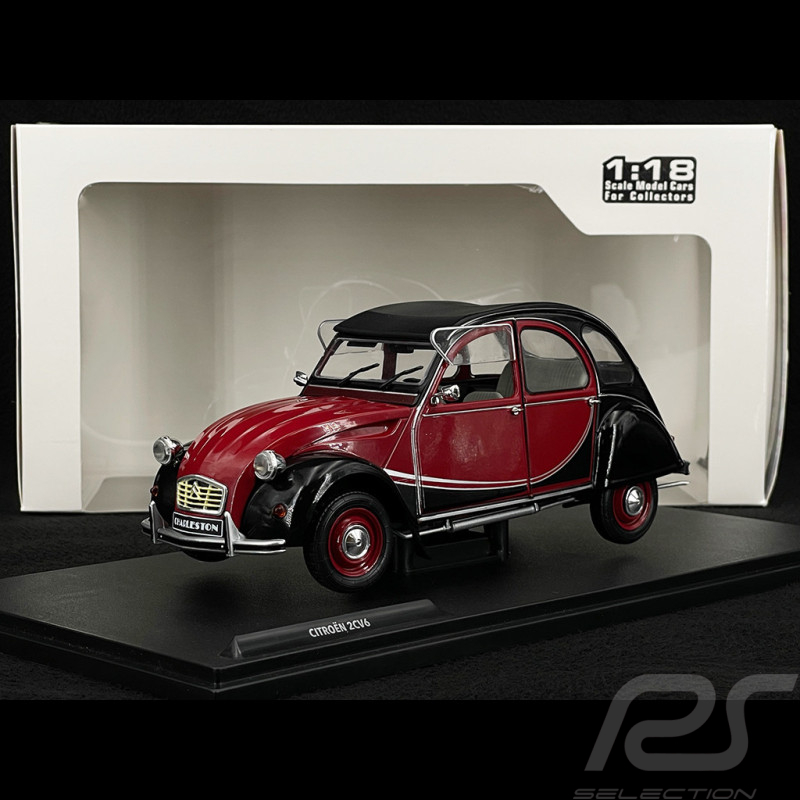 Citroën 2CV 6 Charleston 1982 Delage Rot / Schwarz 1/18 Solido S1805013