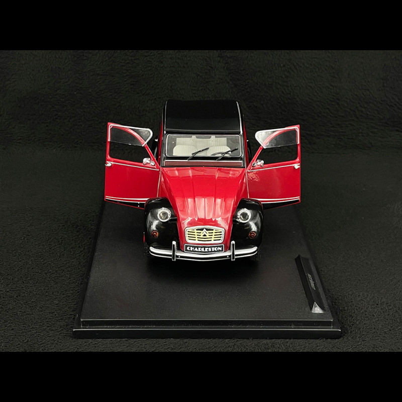 Citroën 2CV 6 Charleston 1982 Delage Red / Black 1/18 Solido S1805013