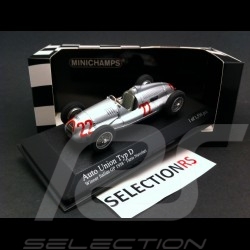 Auto Union Type D GP Italie 1938 n° 22 1/43 Minichamps 400380022