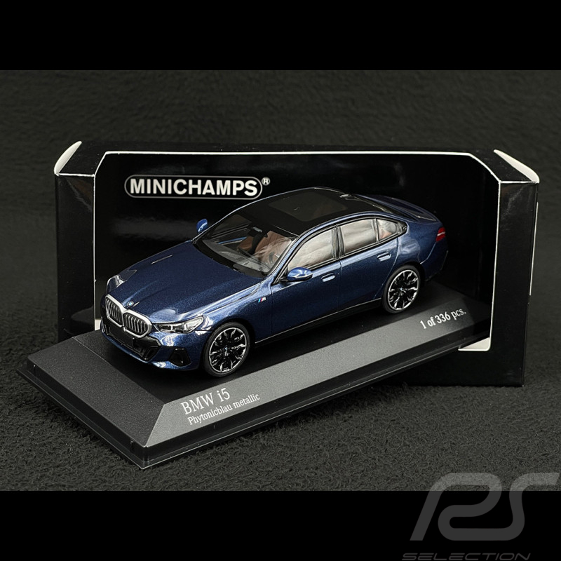 BMW I5 M60 2024 Bleu Foncé Métallisé 1/43 Minichamps 410024100