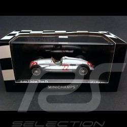 Auto Union Type D GP Italie 1938 n° 22 1/43 Minichamps 400380022