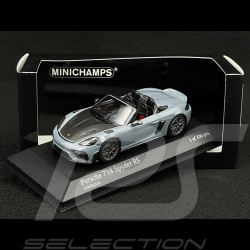 Porsche 718 Spyder RS 2023 Weissach Package Arktisgrau 1/43 Minichamps 410063130