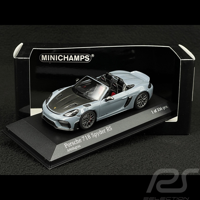 Porsche 718 Spyder RS 2023 Weissach Package Arctic Grey 1/43 Minichamps 410063130