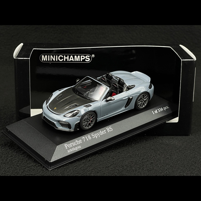 Porsche 718 Spyder RS 2023 Weissach Package Arctic Grey 1/43