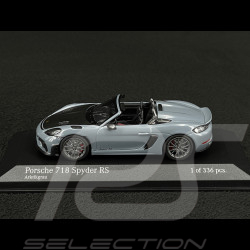 Porsche 718 Spyder RS 2023 Pack Weissach Gris Arctique 1/43 Minichamps 410063130