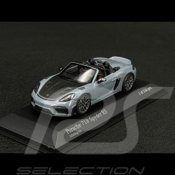Porsche 718 Spyder RS 2023 Weissach Package Arctic Grey 1/43 Minichamps 410063130