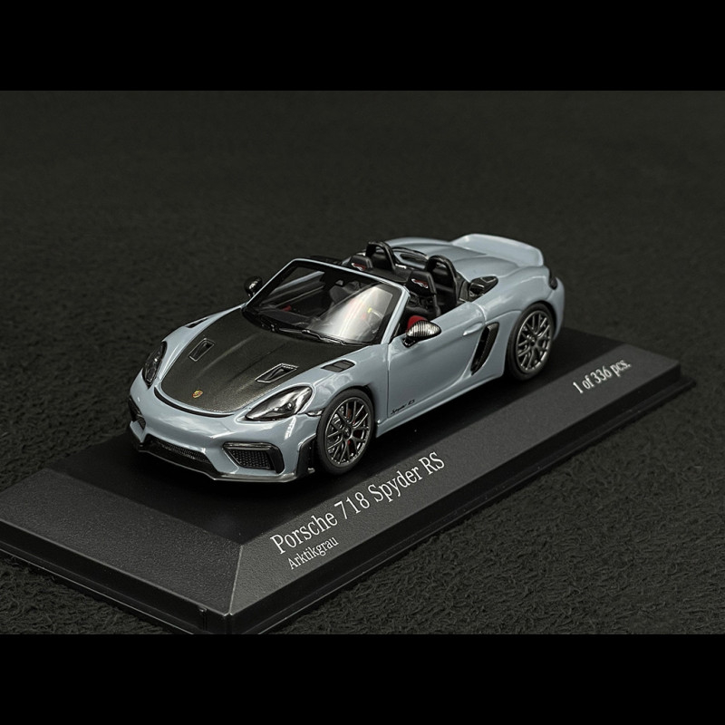 Porsche 718 Spyder RS 2023 Weissach Package Arctic Grey 1/43
