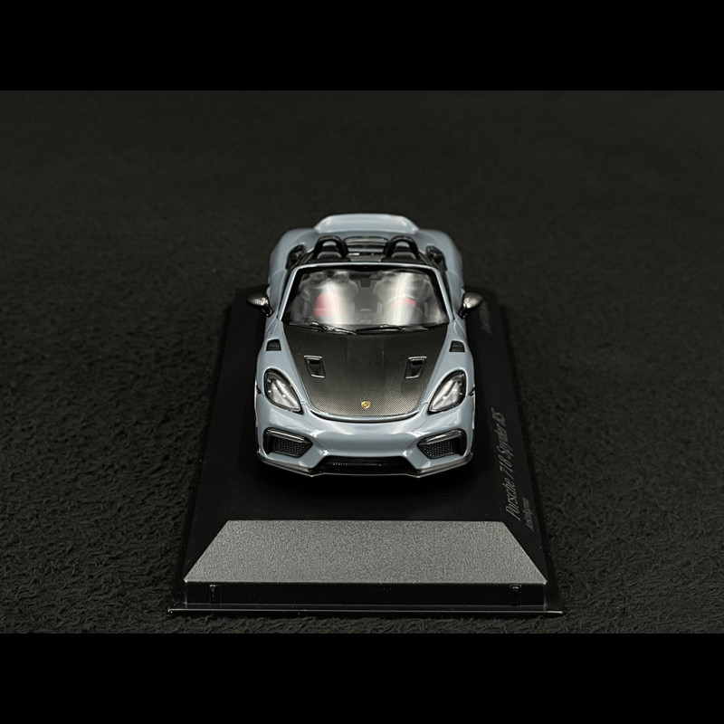 Porsche 718 Spyder RS 2023 Weissach Package Arctic Grey 1/43