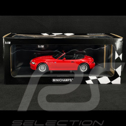 BMW Z3 Roadster 1997 Rouge 1/18 Minichamps 155024131