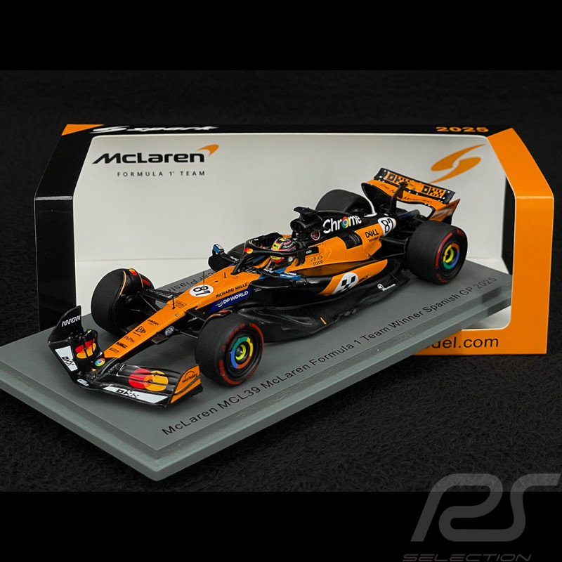 Oscar Piastri McLaren MCL39 n° 81 Winner Barcelona GP 2025 F1 1/43 Spark S9621