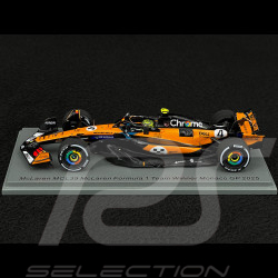 Lando Norris McLaren MCL39 n° 4 Vainqueur GP Monaco 2025 F1 avec Pit Board 1/43 Spark S9622