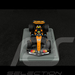 Lando Norris McLaren MCL39 n° 4 Vainqueur GP Monaco 2025 F1 avec Pit Board 1/43 Spark S9622