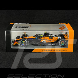Lando Norris McLaren MCL39 n° 4 Winner Monaco GP 2025 F1 with Pit Board 1/43 Spark S9622