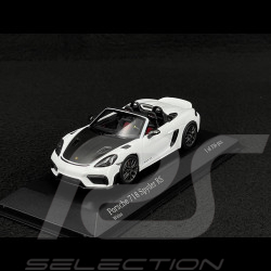 Porsche 718 Spyder RS 2023 Pack Weissach Blanc 1/43 Minichamps 410063131