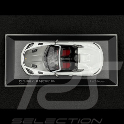 Porsche 718 Spyder RS 2023 Weissach Package Weiß 1/43 Minichamps 410063131