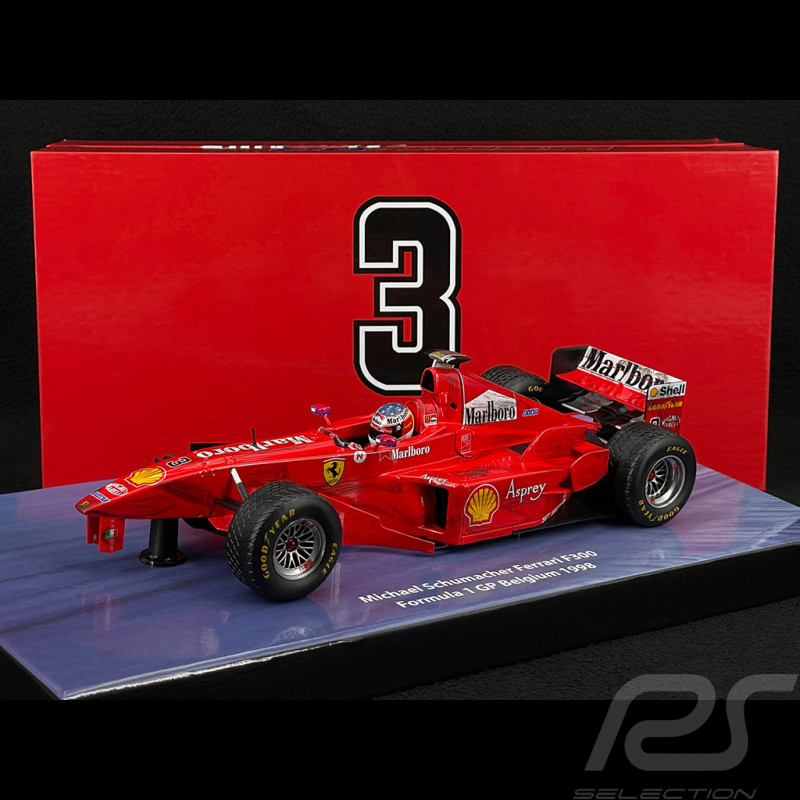 Michael Schumacher Ferrari F300 n° 3 Belgian GP 1998 F1 3 Wheels 1/18 Werk83 W18033007