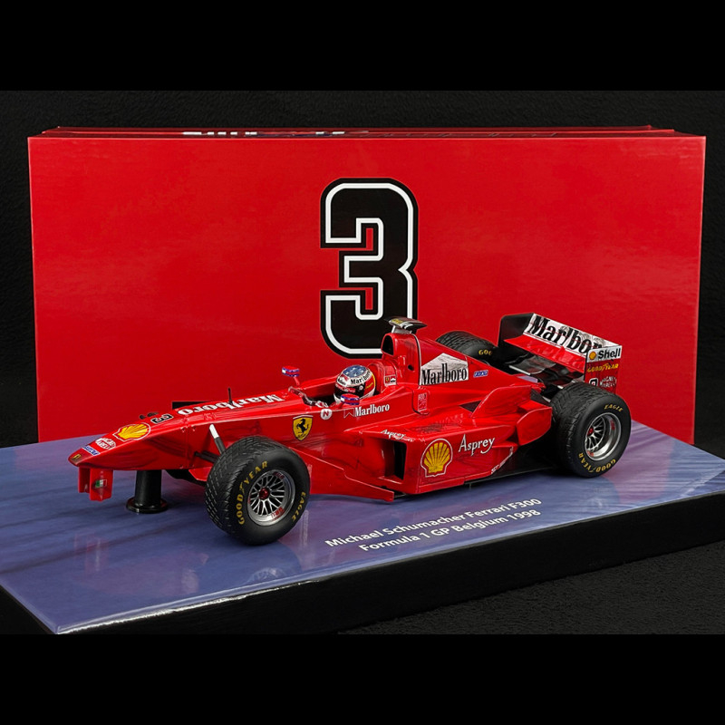 Michael Schumacher Ferrari F300 n° 3 Belgian GP 1998 F1 3 Wheels 1
