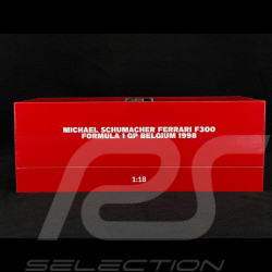 Michael Schumacher Ferrari F300 n° 3 GP Belgique 1998 F1 3 Roues 1/18 Werk83 W18033007