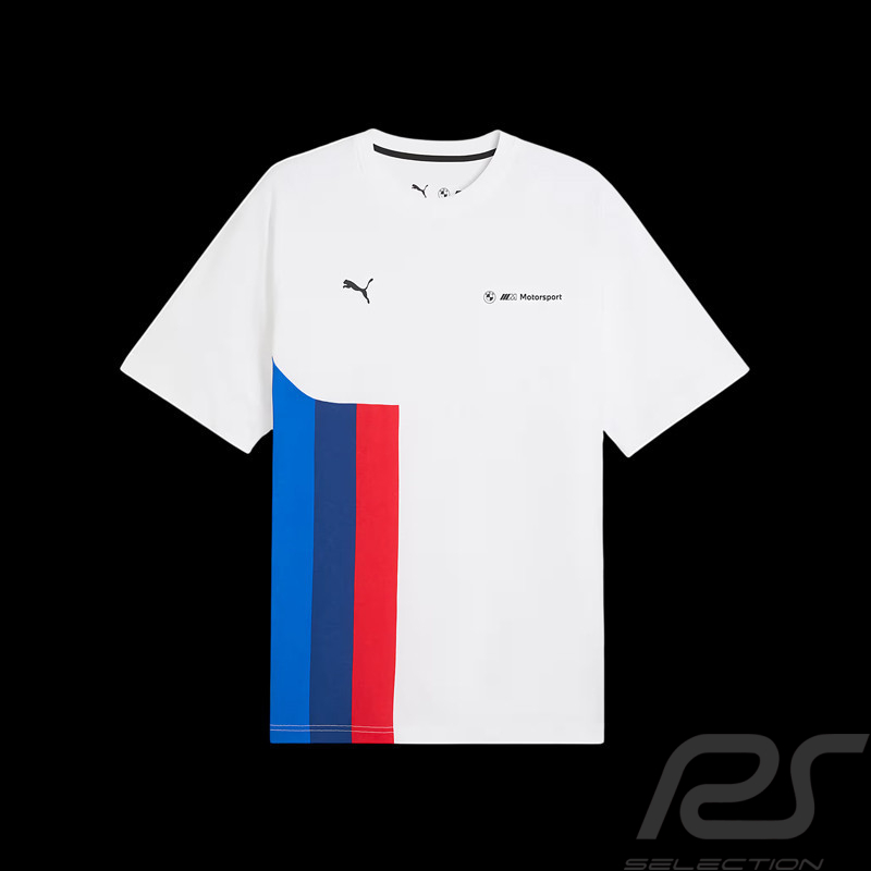 BMW T-Shirt Motorsport Weiß Puma 634809-02 - unisex