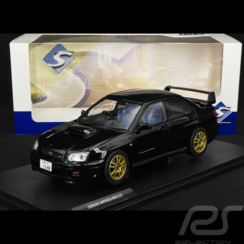 Subaru Impreza WRX STI 2004 Java Black Pearl 1/18 Solido S1812305