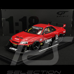 Nissan Skyline R34 GTR Liberty Walk LB-ER34 Super Silhouette 2020 Active Red / Black 1/18 GT Spirit GT570