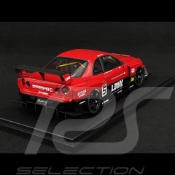 Nissan Skyline R34 GTR Liberty Walk LB-ER34 Super Silhouette 2020 Rouge Actif / Noir 1/18 GT Spirit GT570