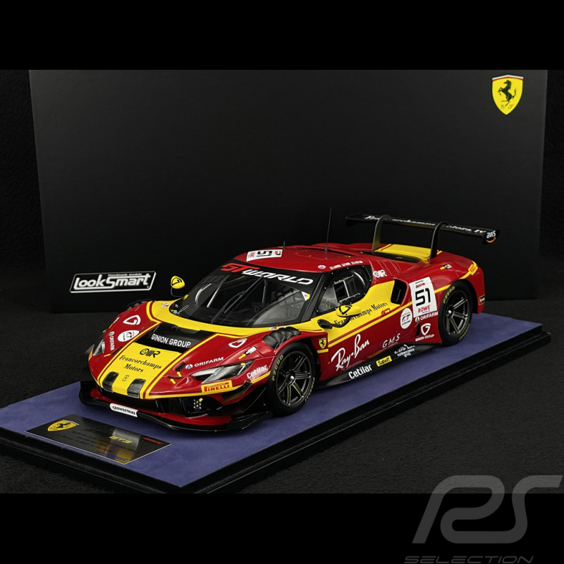 Ferrari 296 GT3 n° 51 3rd 24h Spa 2025 1/18 Looksmart LS18RC038