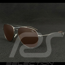 Red Bull Sunglasses X Spect Eyewear Silver Frame / Brown Polarized Lenses CORSAIR-003