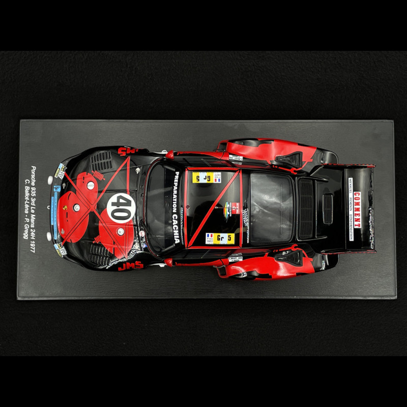 Porsche 935 n° 40 3rd 24h le Mans 1977 1/18 Spark 18S619