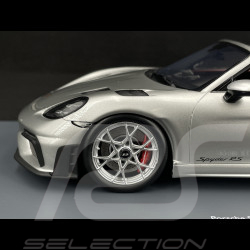 Porsche 718 Spyder RS 2023 Argent GT Metallique 1/18 Schuco 18U00013
