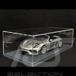 Porsche 718 Spyder RS 2023 GT Silver Metallic 1/18 Schuco 18U00013