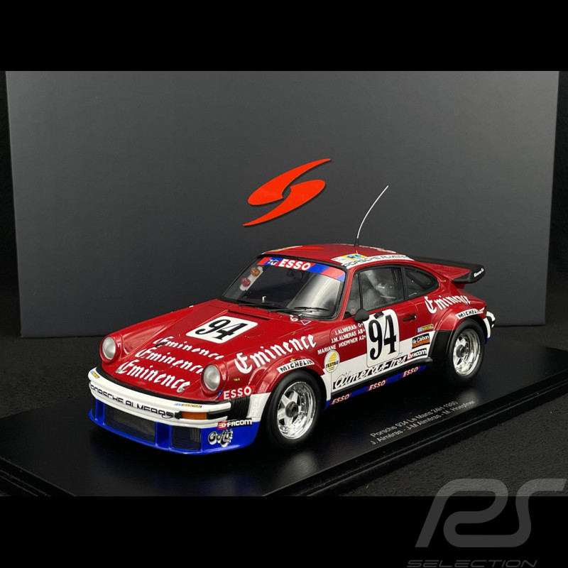 Porsche 934 n° 94 24h Le Mans 1980 1/18 Spark 18S867