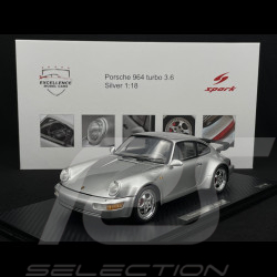 Porsche 911 Type 964 Turbo 3.6 1993 Gris Argent RS Selection x Spark 1/18 18RSF015