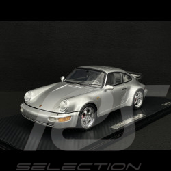 Porsche 911 Typ 964 Turbo 3.6 1993 Silber Grau RS Selection x Spark 1/18 18RSF015