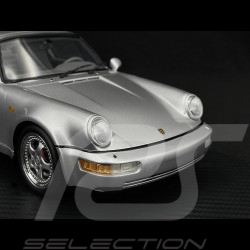 Porsche 911 Typ 964 Turbo 3.6 1993 Silber Grau RS Selection x Spark 1/18 18RSF015