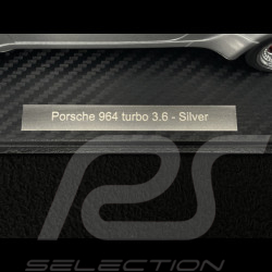 Porsche 911 Type 964 Turbo 3.6 1993 Gris Argent RS Selection x Spark 1/18 18RSF015